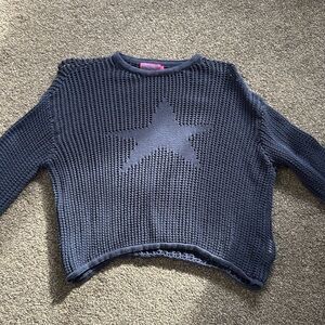 Edikted see through star hoodie